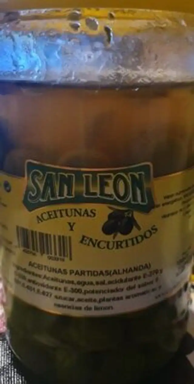 Aceitunas partidas alhanda