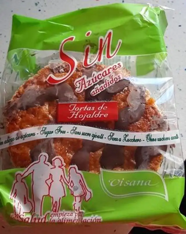 Tortas de hojaldre sin azúcar añadido
