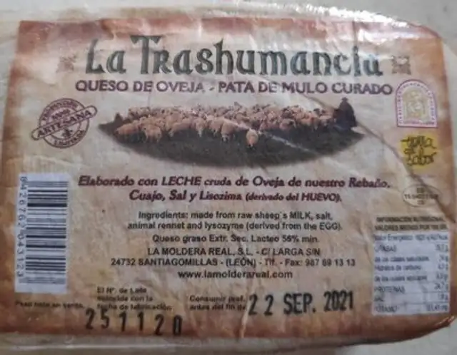 Queso de oveja - Pata de Mulo curado