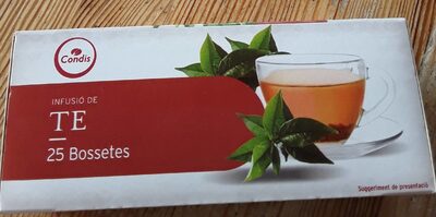 Infusio de te 25 bossetes