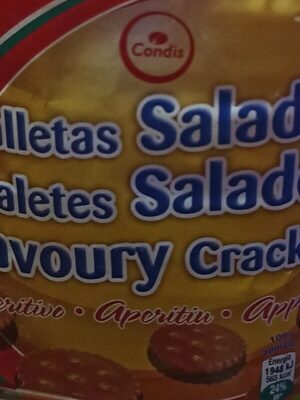 Galletas saladas ingredients label