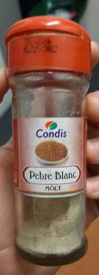 Pebre blanc front packaging