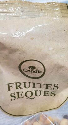 Fruites seques front packaging
