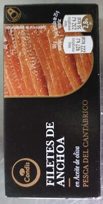 Filetes de anchoa en aceite de oliva