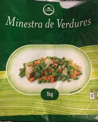 Minestra de verdures front packaging