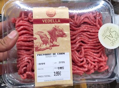 Preparat de carn vedella