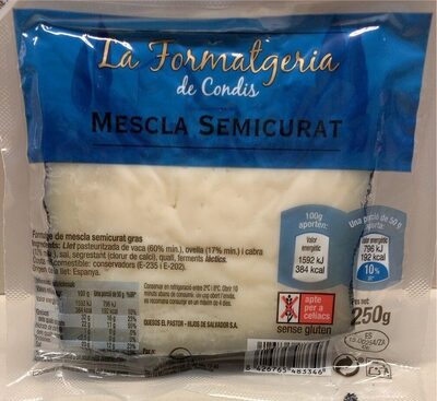 La Formatgeria de Condis front packaging