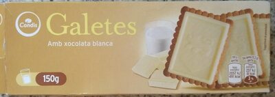 Galetes amb xocolata blanca