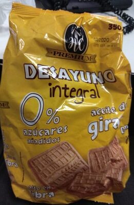 Galletas Desayuno integral