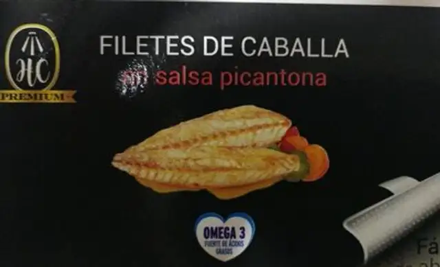 Filetes de caballa en salsa picantona