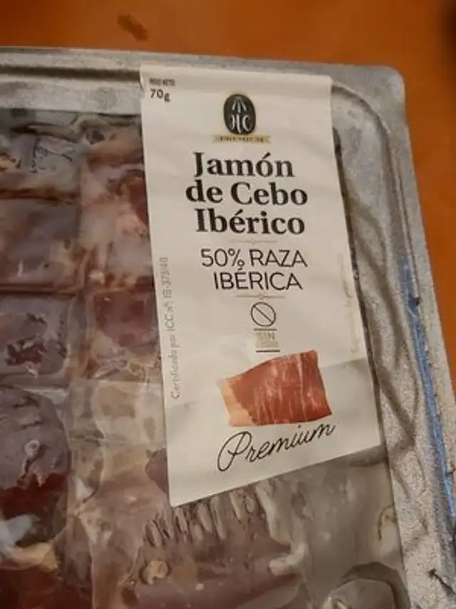Jamón de cebo iberico