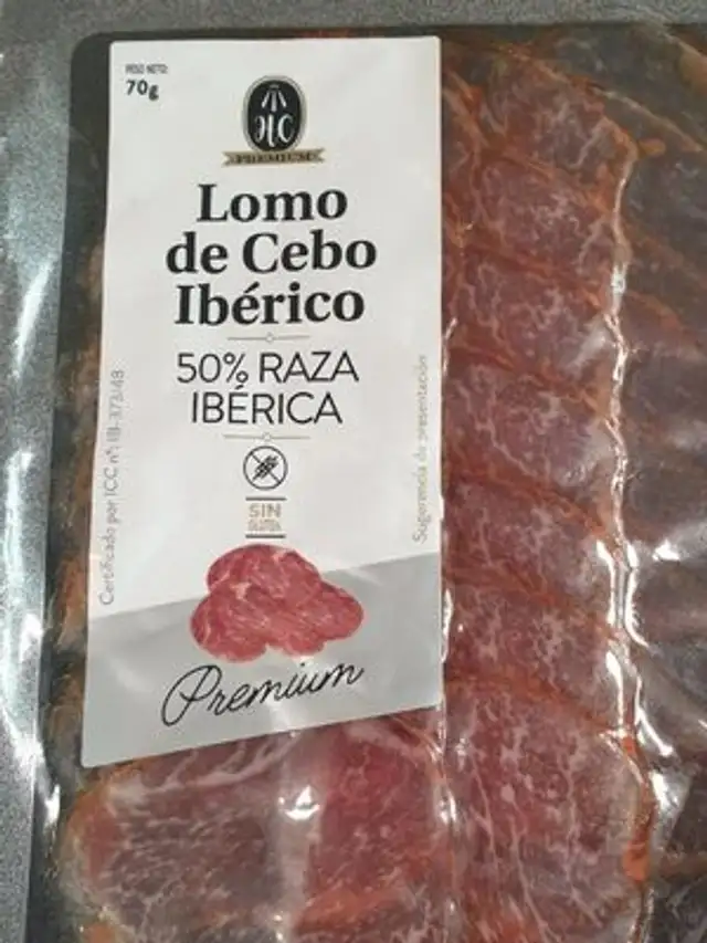 Lomo de cebo ibérico