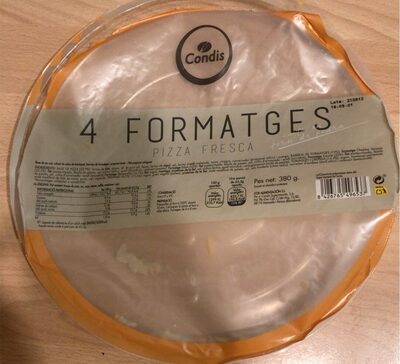 Pizza fresca 4 formatges