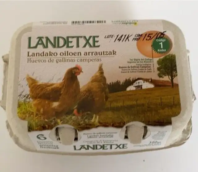 Huevos de gallinas camperas