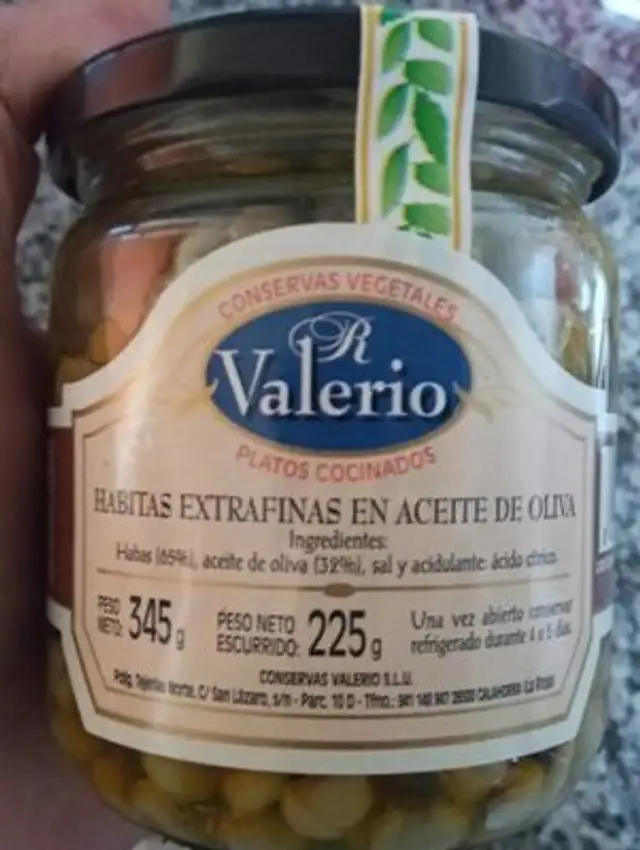 Habitas extrafinas en aceite de oliva
