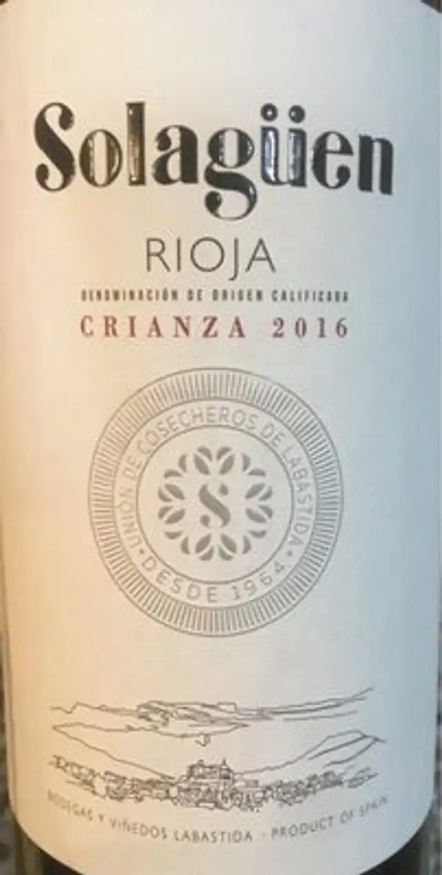 Solagüen Crianza 2016