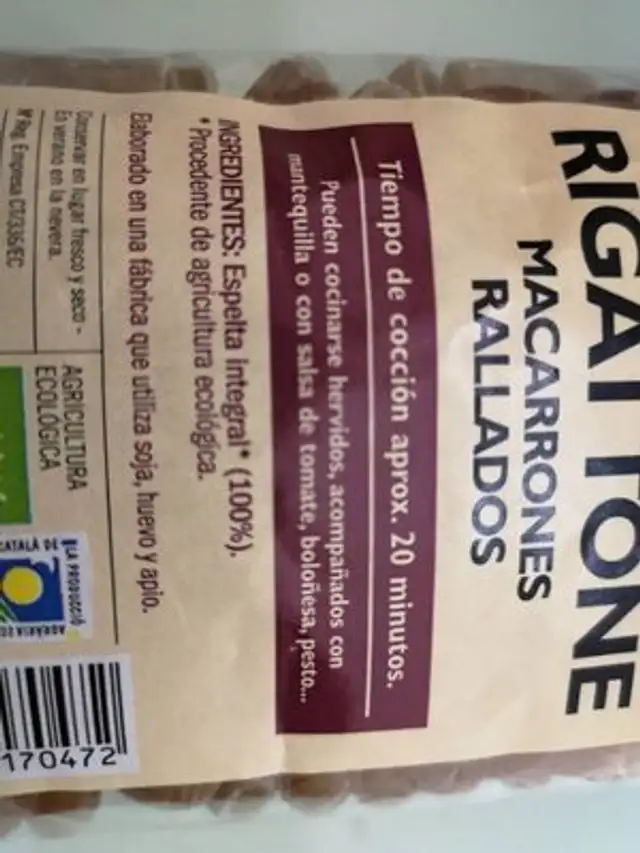 Unknown ingredients label