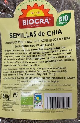 Semillas de chia
