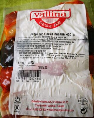 Preparado para fabada 400 g