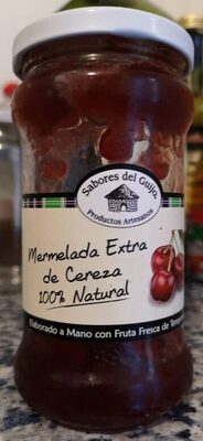 Mermelada extra de cereza front packaging