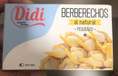 Berberechos al natural pequeños