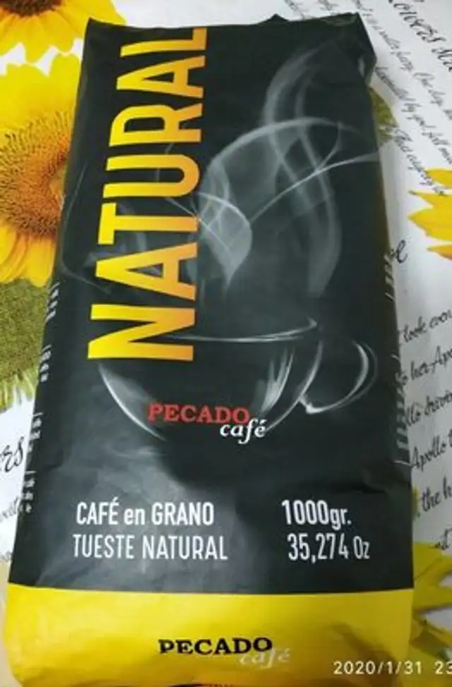 Cafe natural en grano