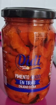 Pimiento asado en tiras