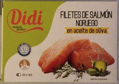 Filetes de salmón noruego en aceite de oliva