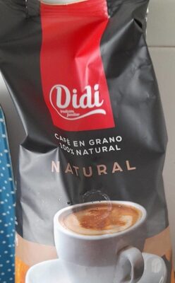 Café en grano  natural front packaging