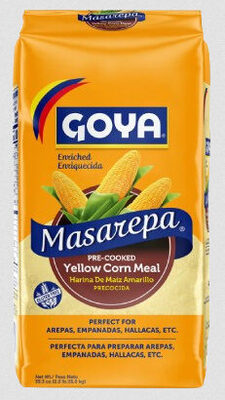 Masarepa harina de maíz amarillo precocida