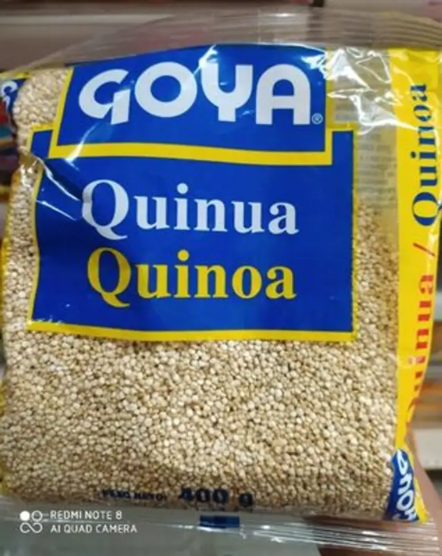 Quinoa nutrition facts table