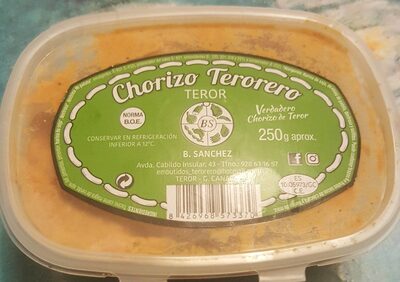 Chorizo Terorero front packaging