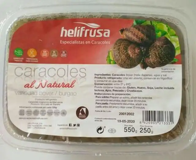 Caracoles al natural