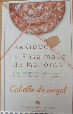Ensaimada de cabello de angel
