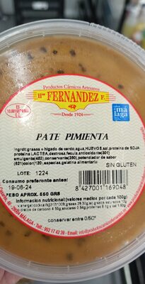 Paté pimienta