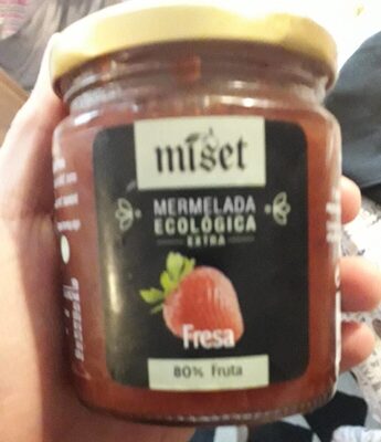 Mermelada ecologica fresa front packaging