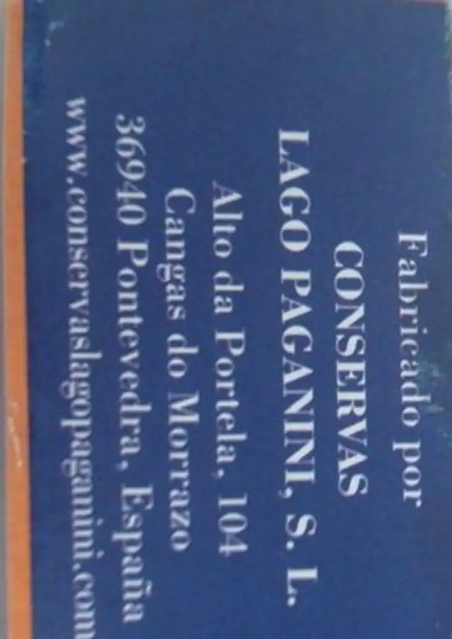 Filetes de caballa del ano nutrition facts table