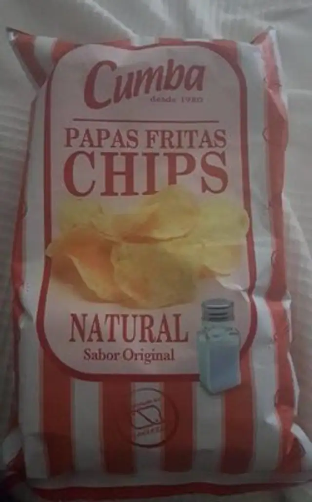 Papas fritas chips natural sabor original