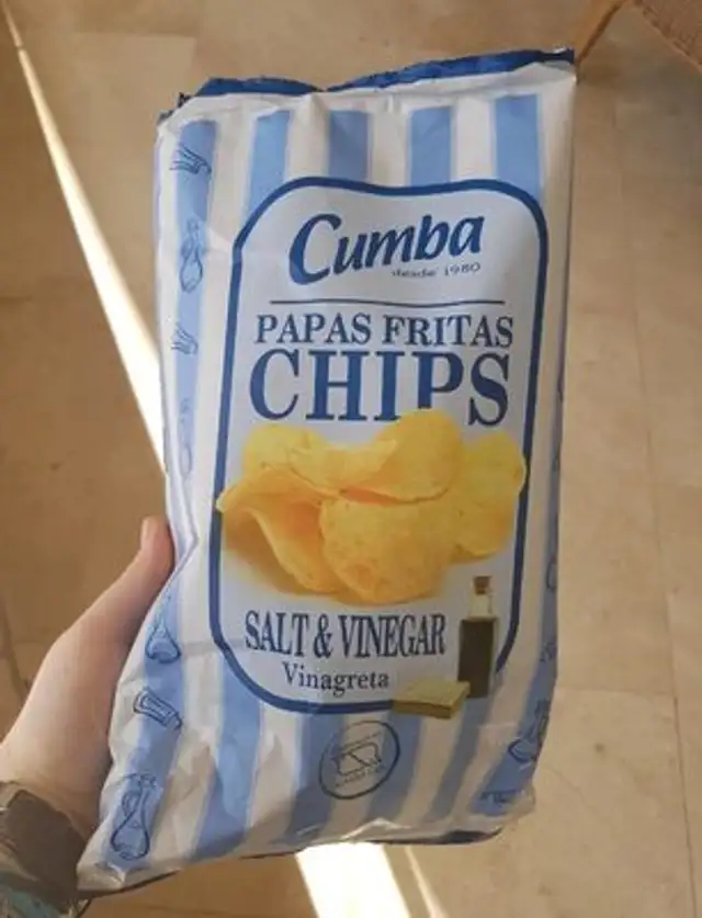 Papas fritas chips salt & vinegar