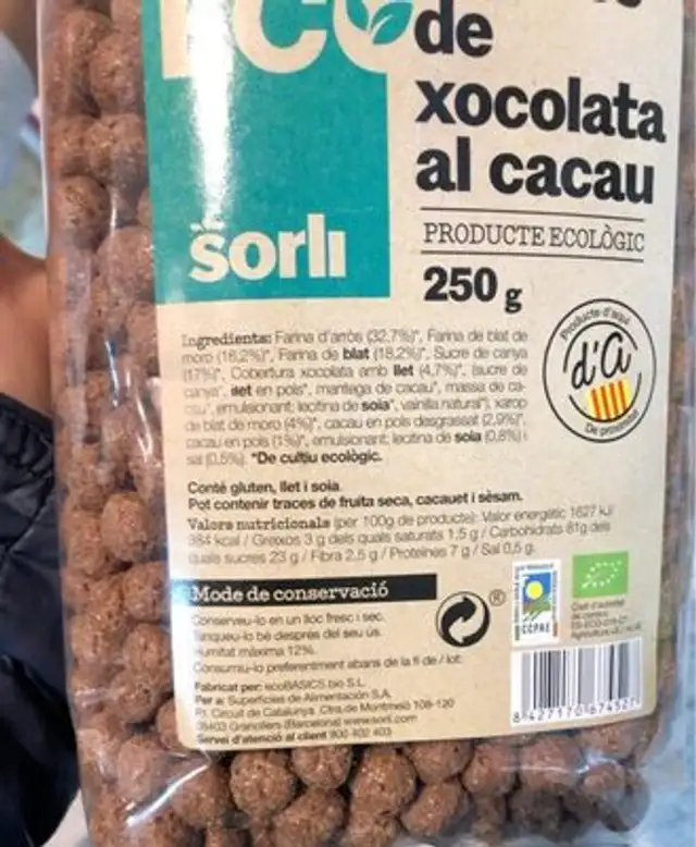Boletes de xoco al cacau