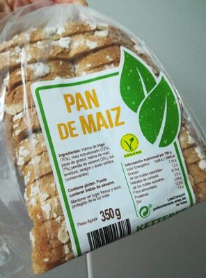 Pan de maíz front packaging