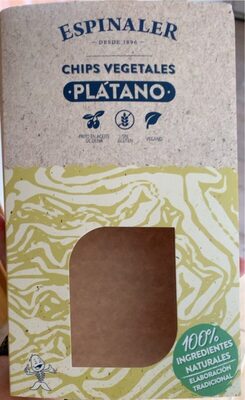 Chips vegetales de plátano