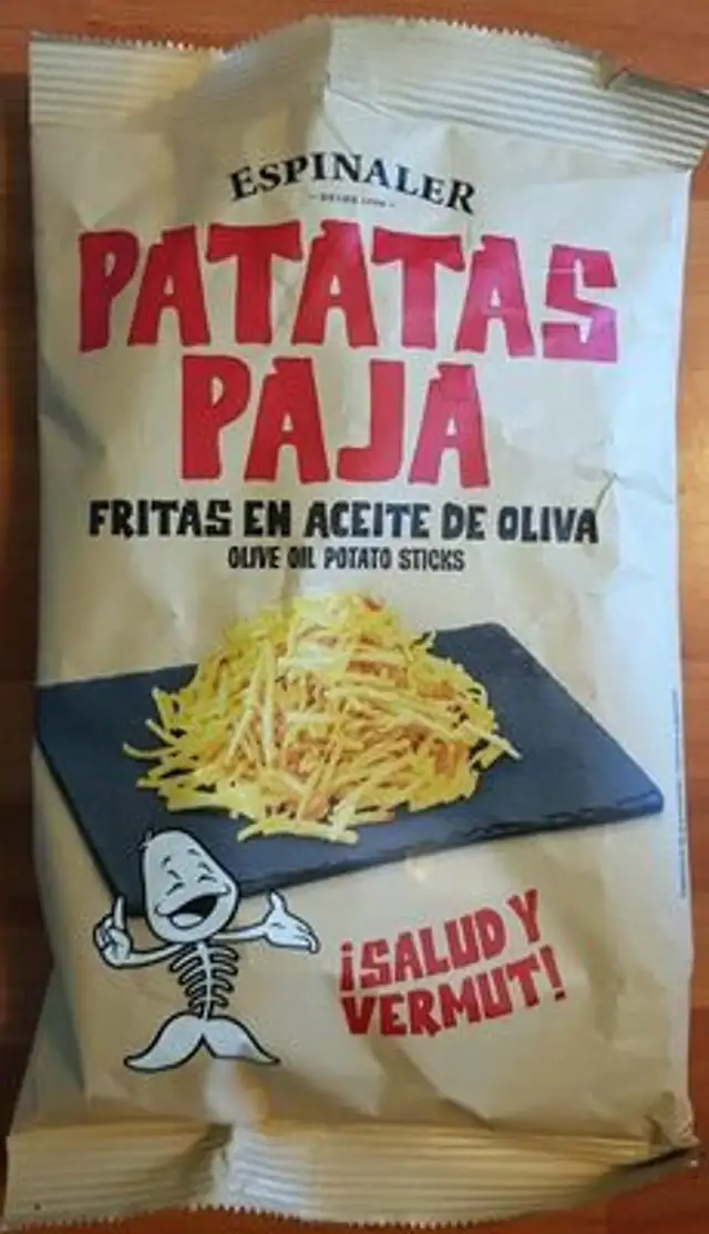 Patatas paja front packaging
