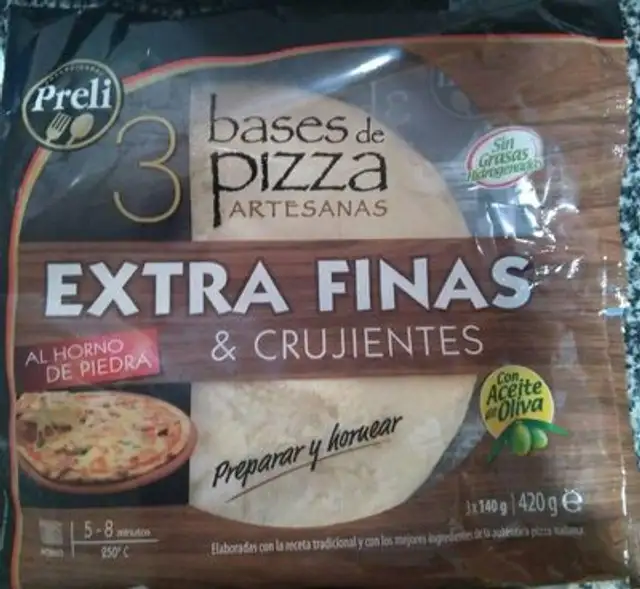 Bases de pizza artesanas