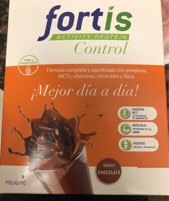 Control chocolate front packaging