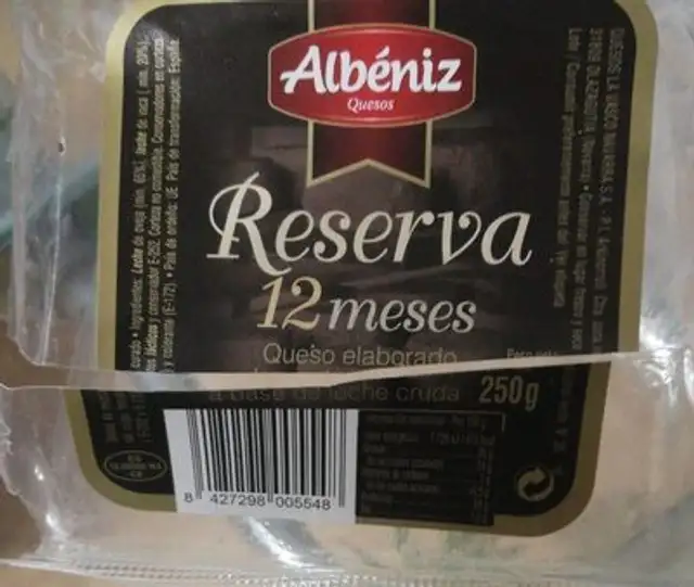 Queso reserva 12 meses