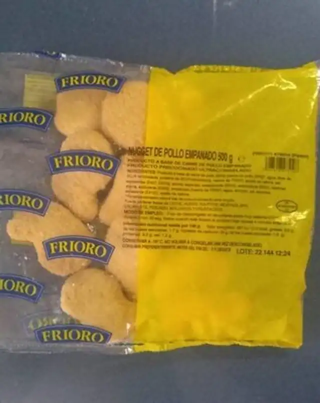 Nuggets de pollo empanado