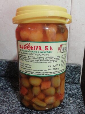 Coctel con mojo picón (gazpacha) front packaging