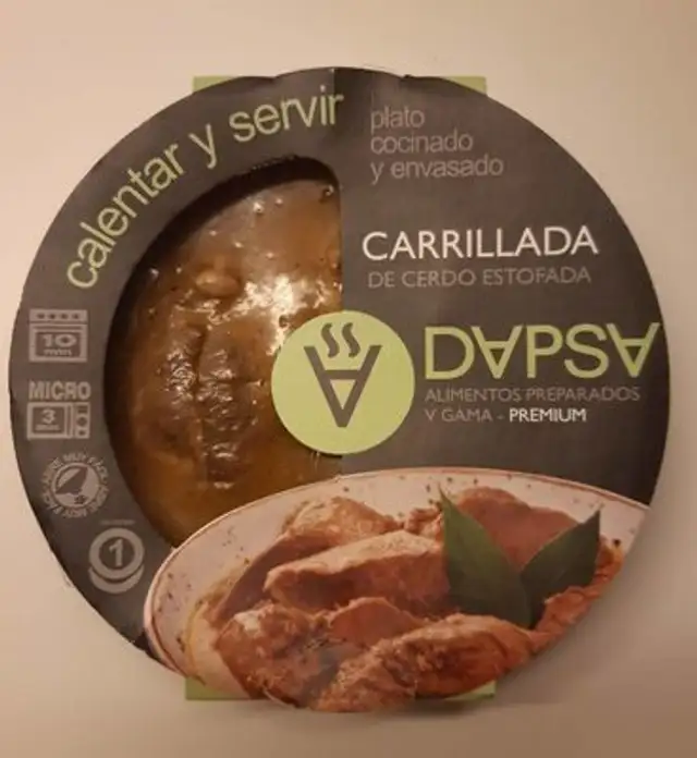 Carrillada de cerdo estofada