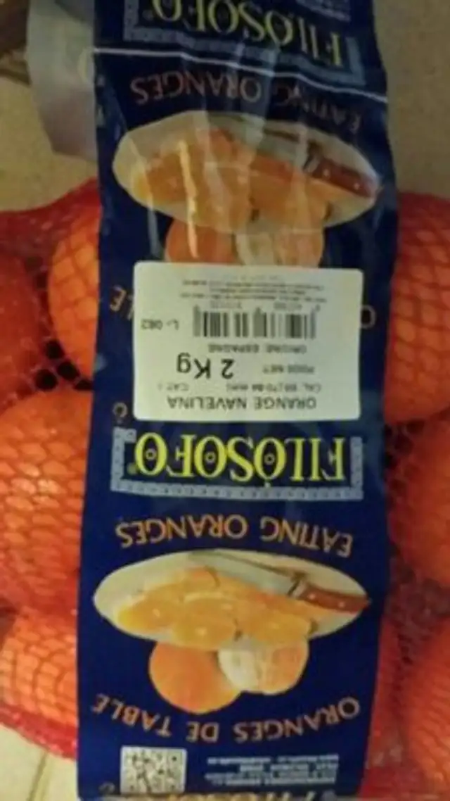 Oranges de table
